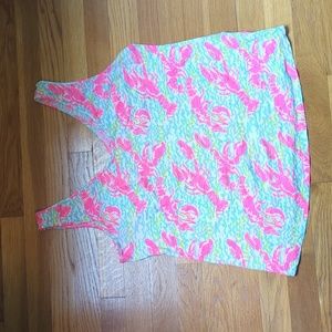 Lilly Pulitzer tank - Lobstah Roll - Medium